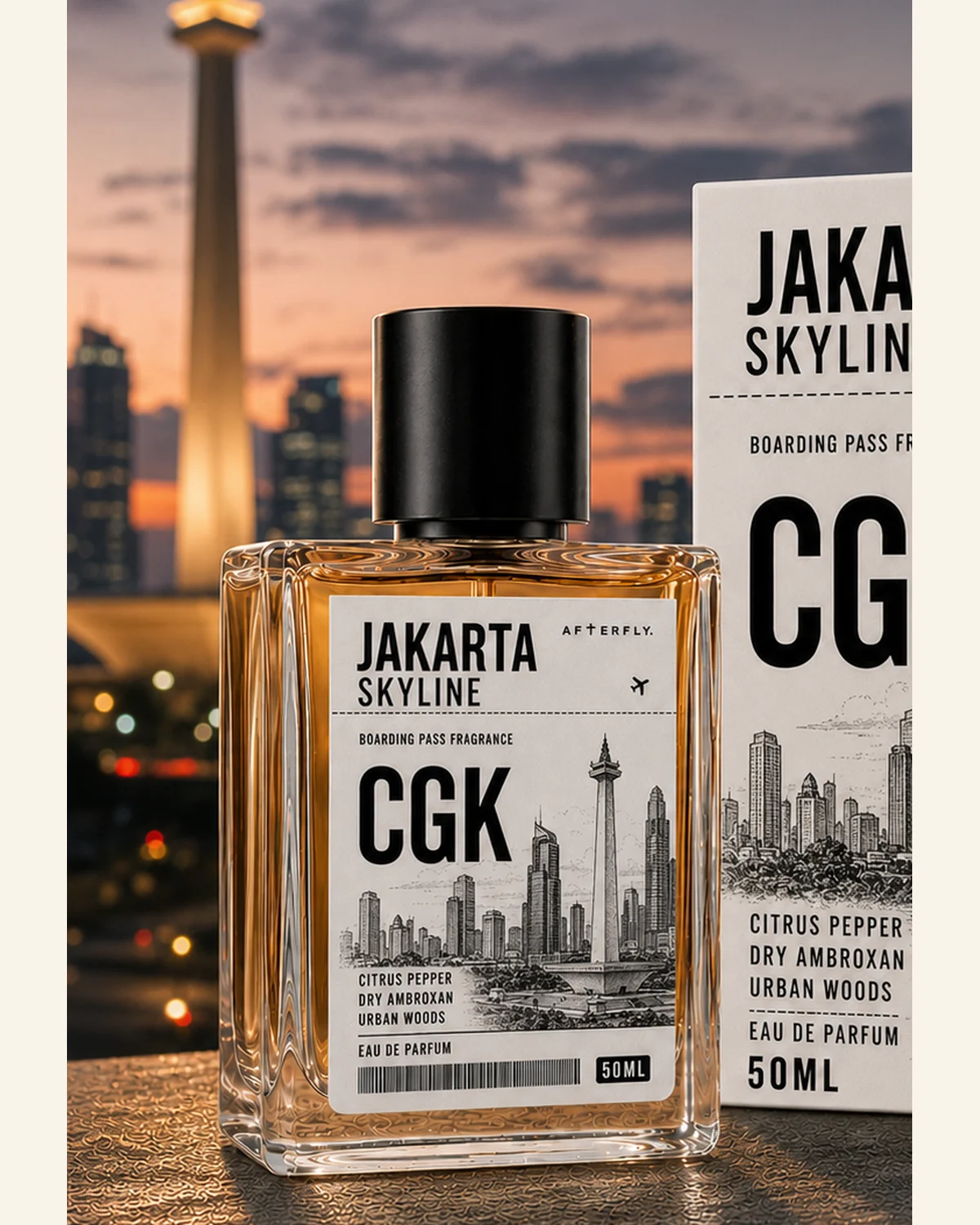 Jakarta Skyline Bottle