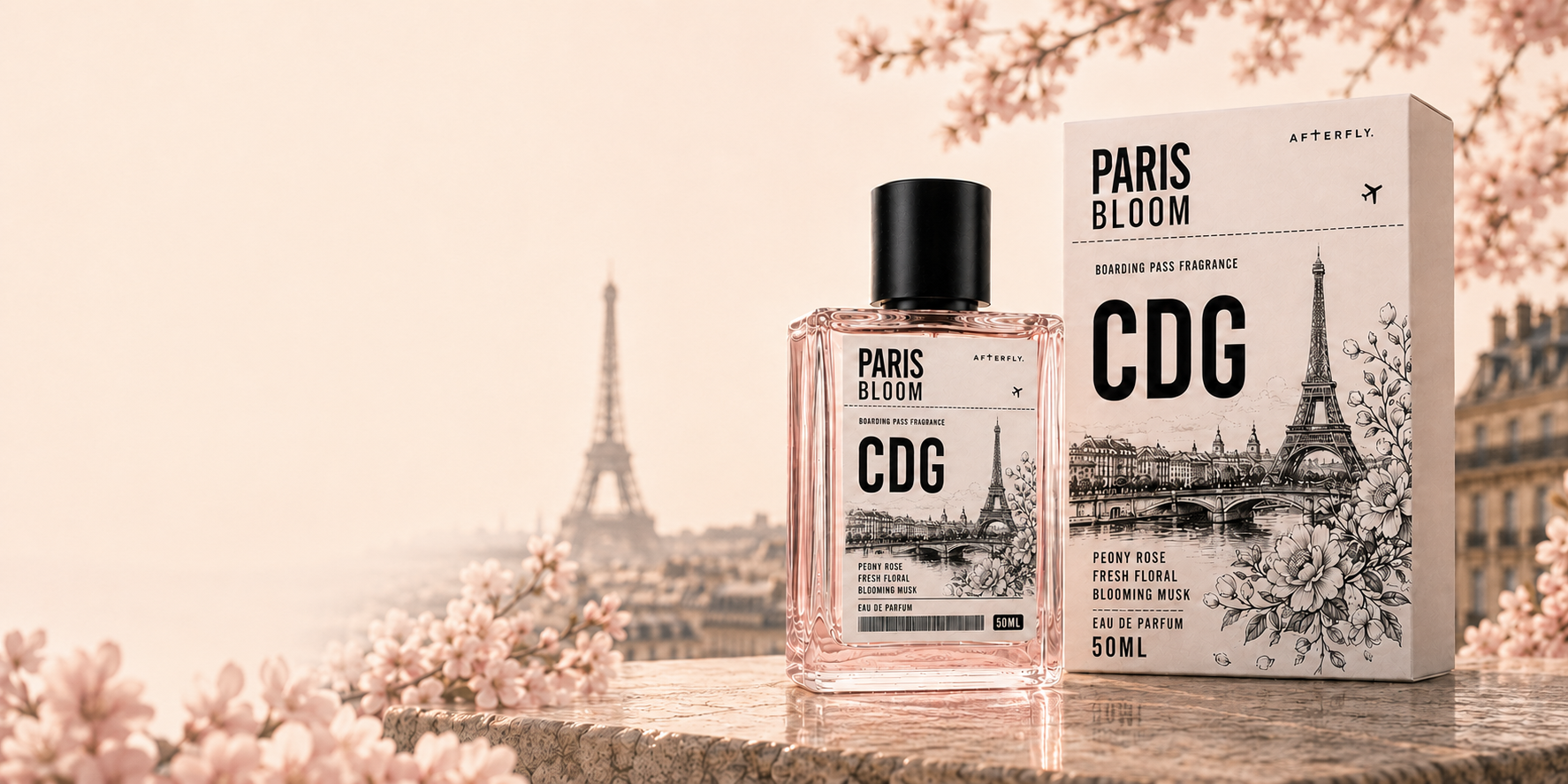 AFTERFLY Paris Bloom cinematic destination hero