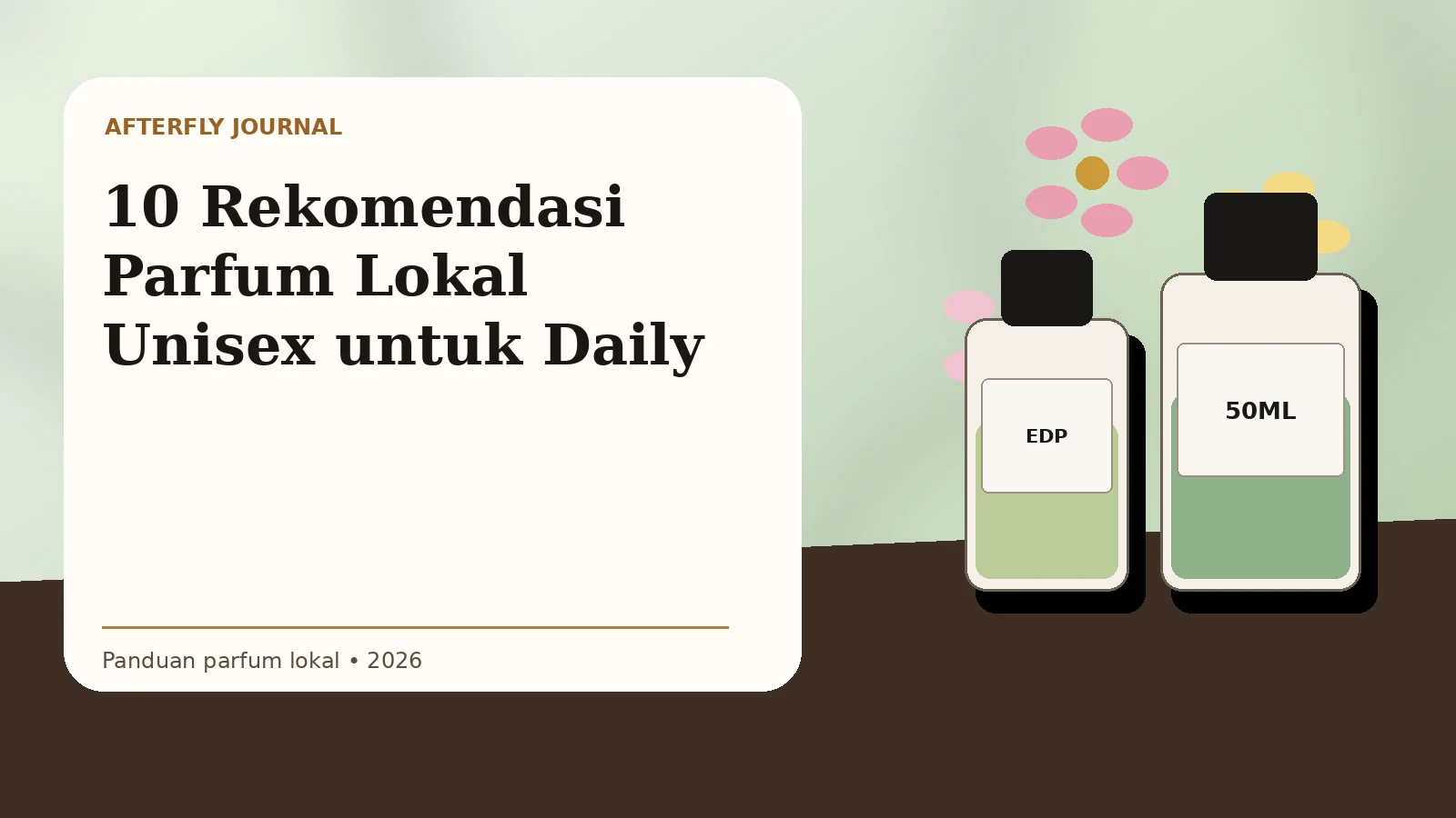 Rekomendasi parfum lokal unisex untuk daily