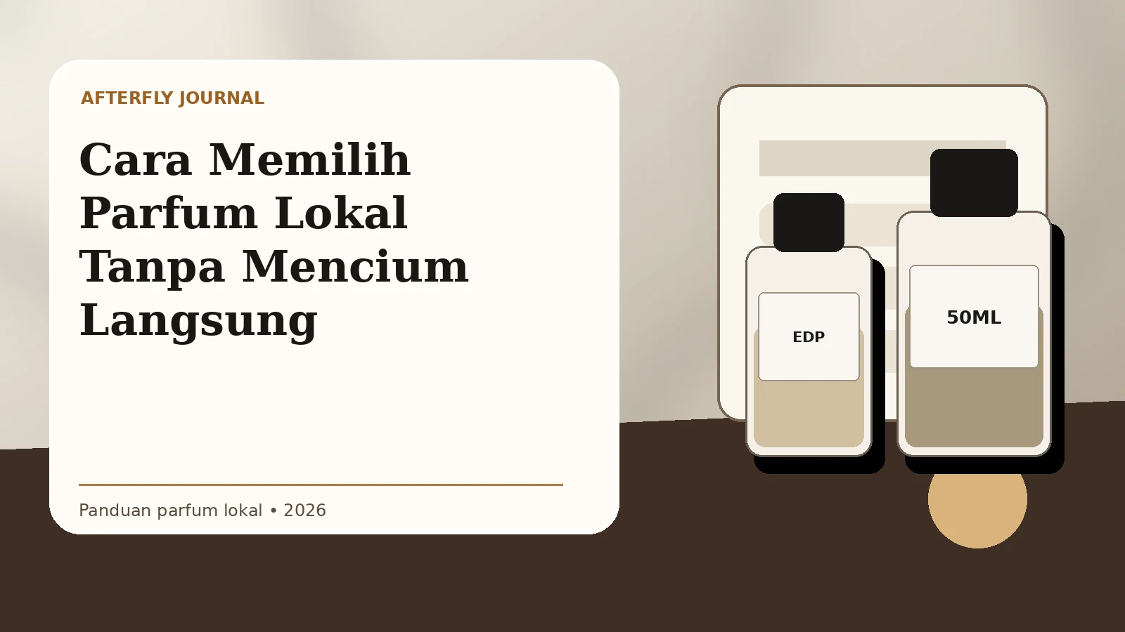 Cara memilih parfum lokal tanpa mencium langsung