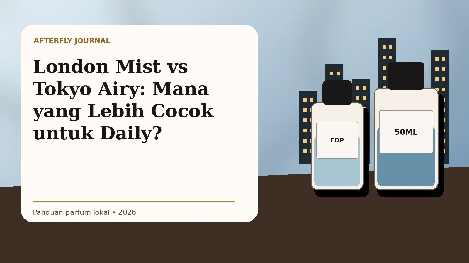 Perbandingan London Mist dan Tokyo Airy