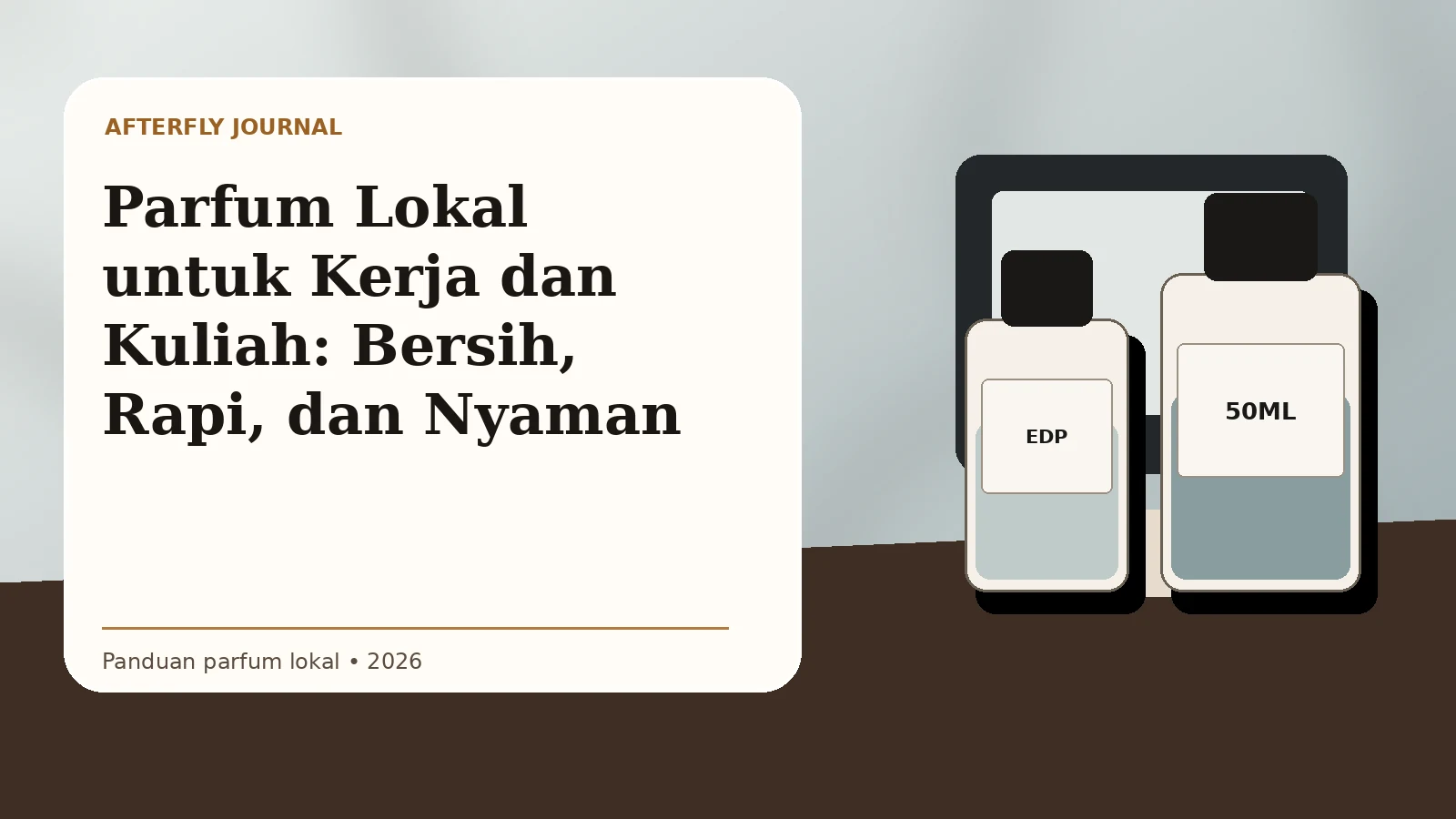 Parfum lokal untuk kerja dan kuliah